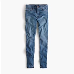 J.CREW Womens Curvy Toothpick Jean in True Blue Wash | Released Hem | Size 31